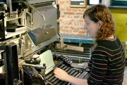 Linotype Druckmaschine
